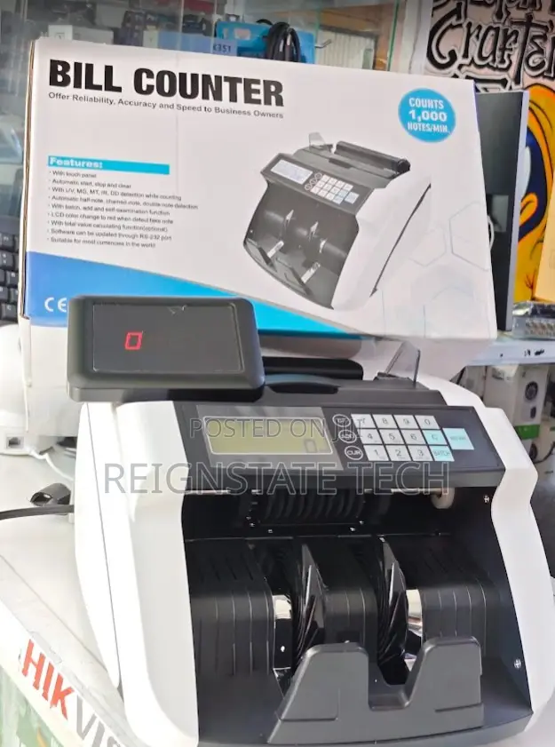 High Speed 1000bits Per Min Bill Counter With Fake Money Detection