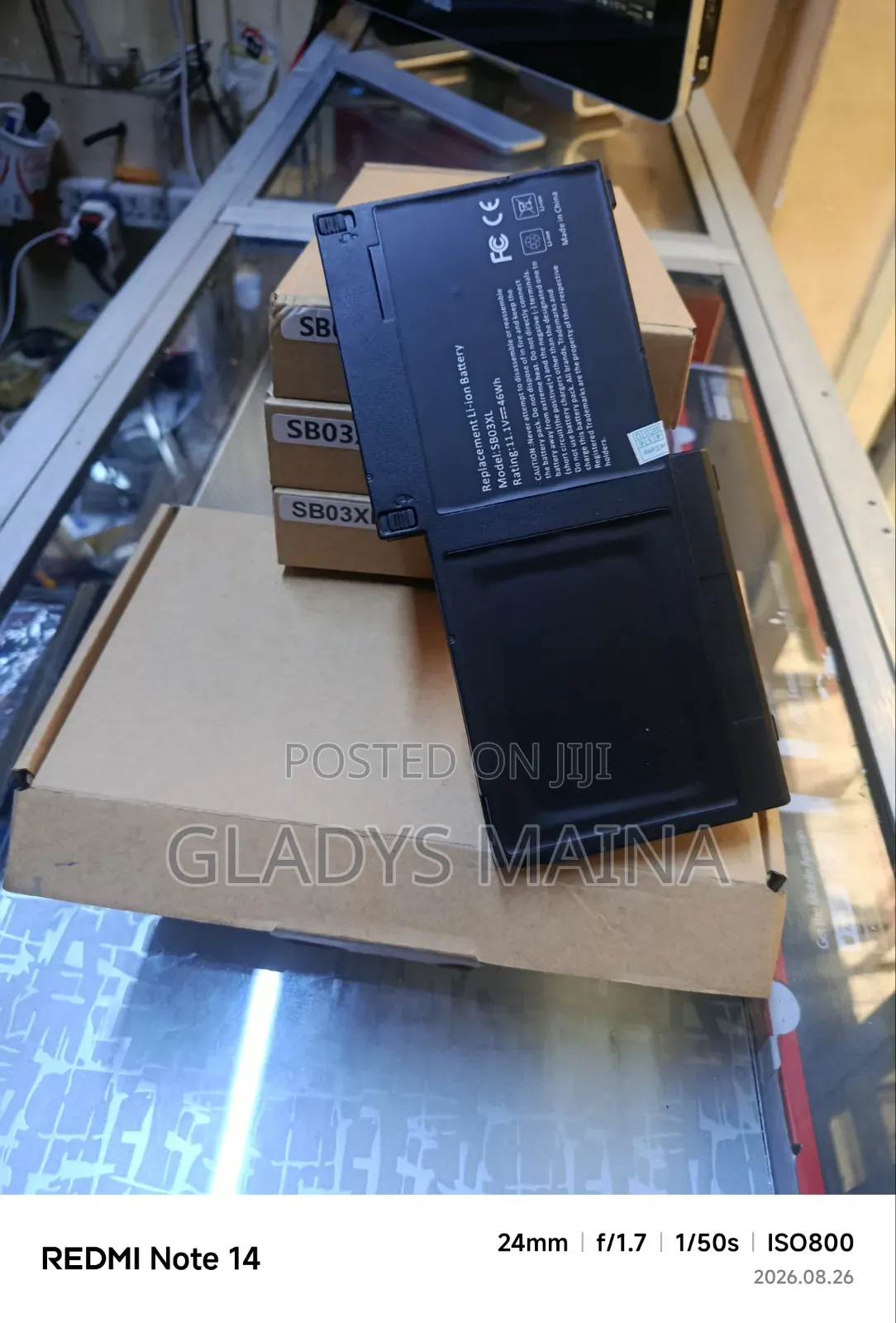 Sbo3xl. 820g1/G2 Laptop Battery