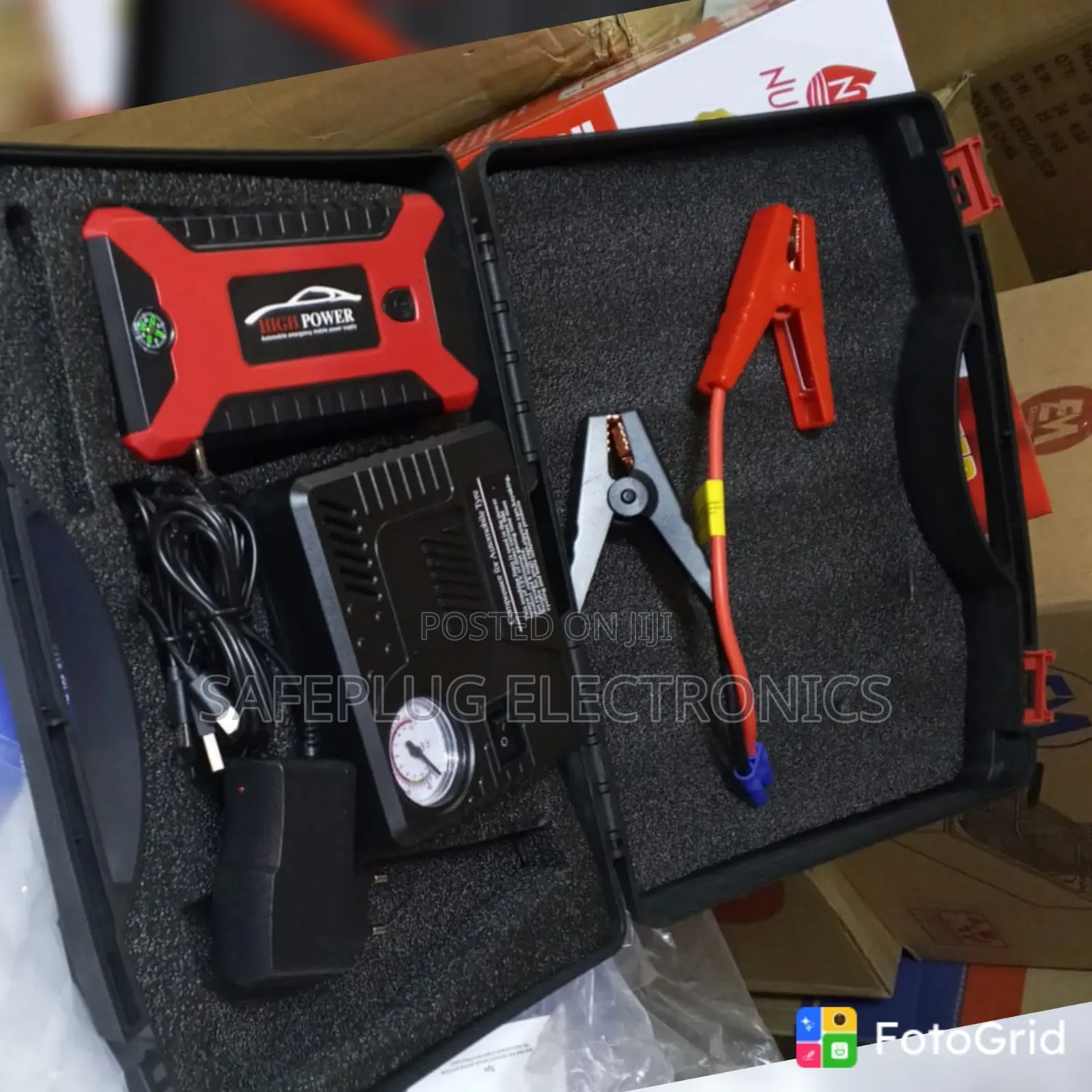 Car Battery Jump Starter Kit – Compact Emergency Power Booster