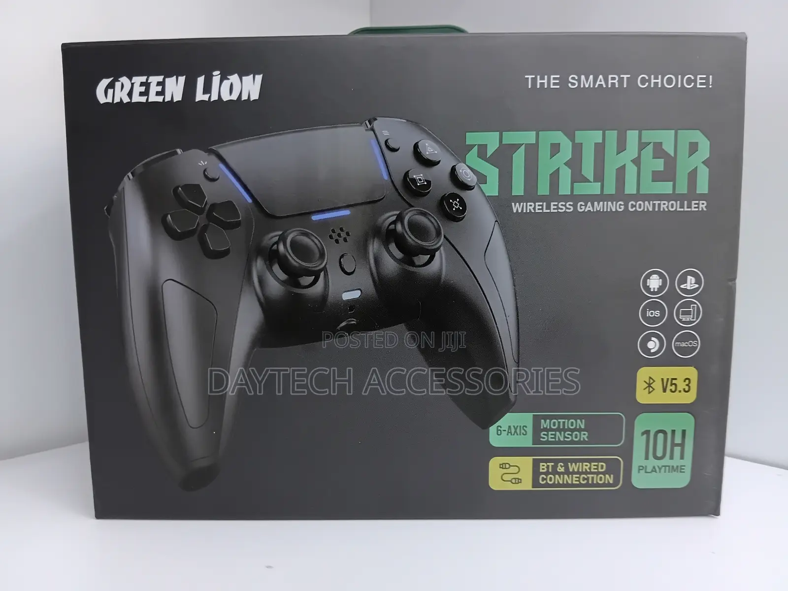 Green Lion Striker Wireless Gaming PS5 Controller