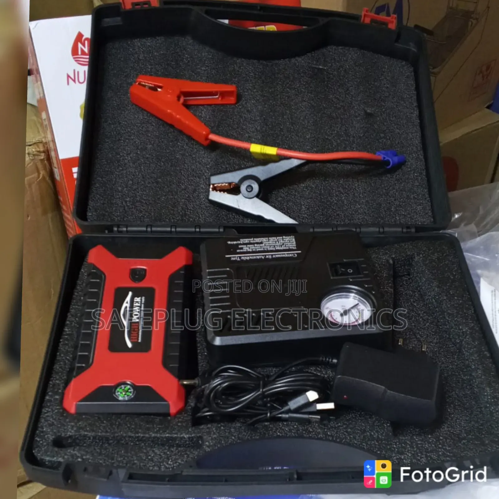 Car Battery Jump Starter Kit – Compact Emergency Power Booster