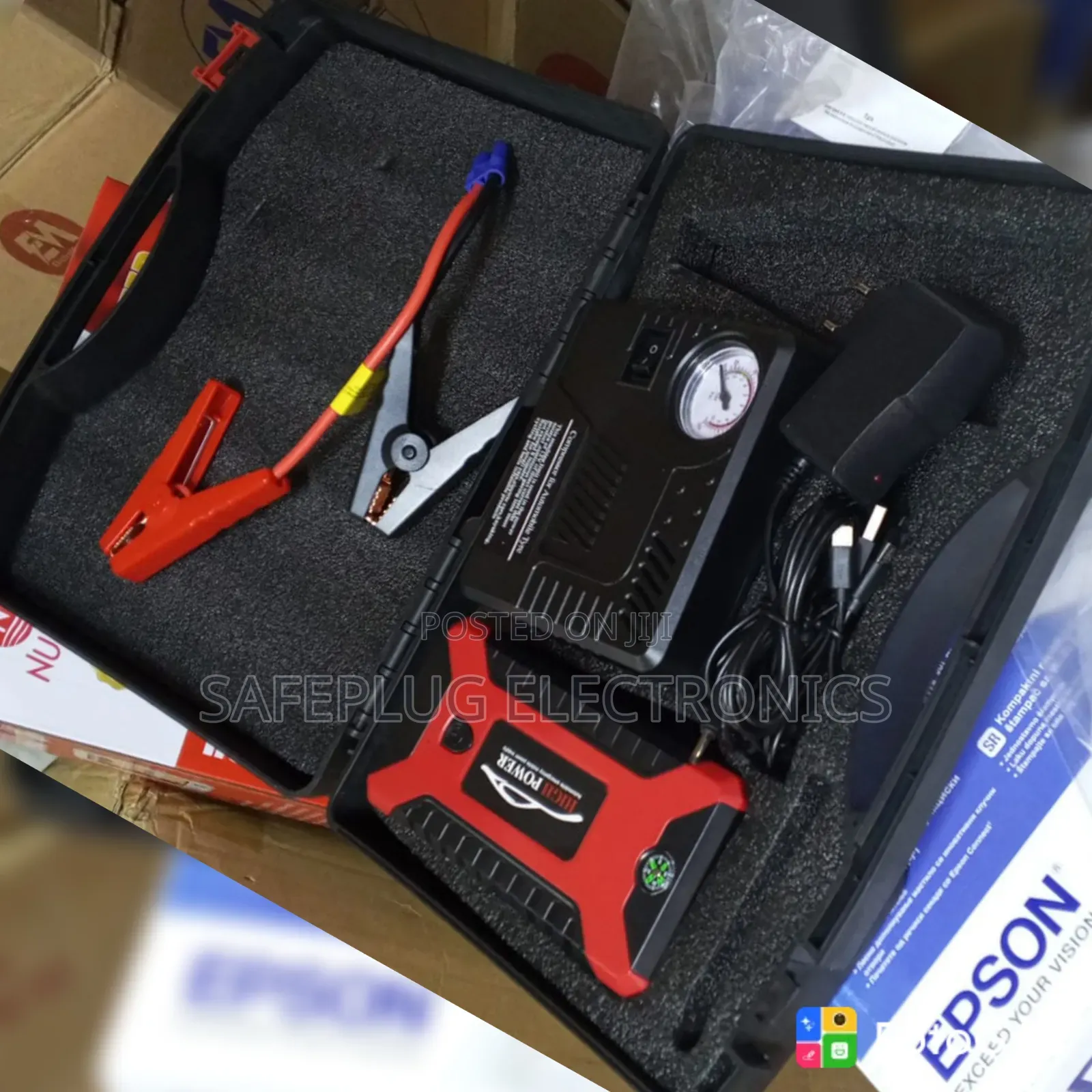 Car Jump Starter Kit – Portable Emergency Vehicle Starter