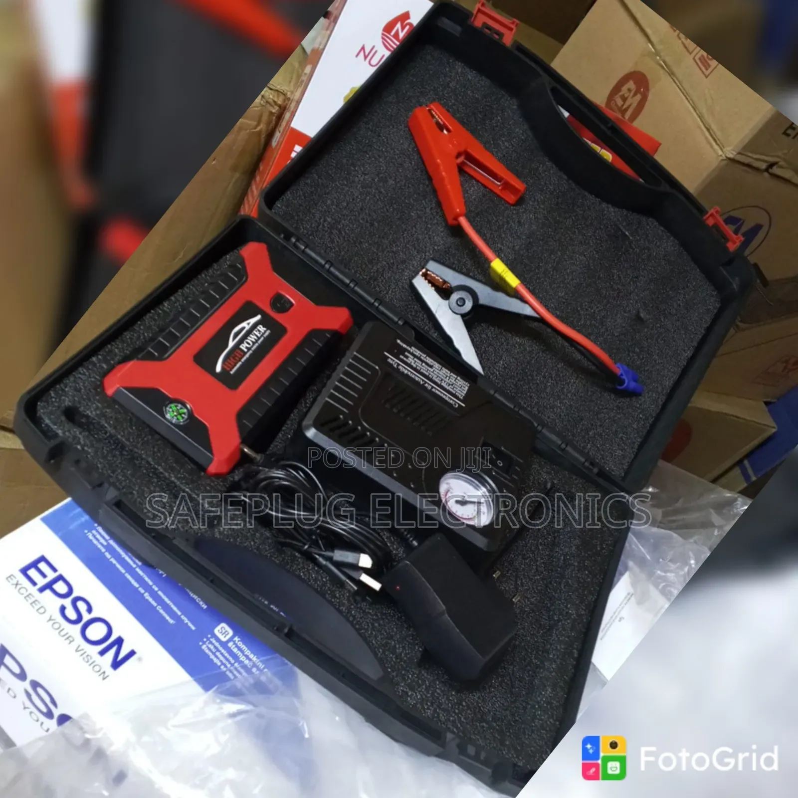 Car Jump Starter Kit – Portable Emergency Vehicle Starter