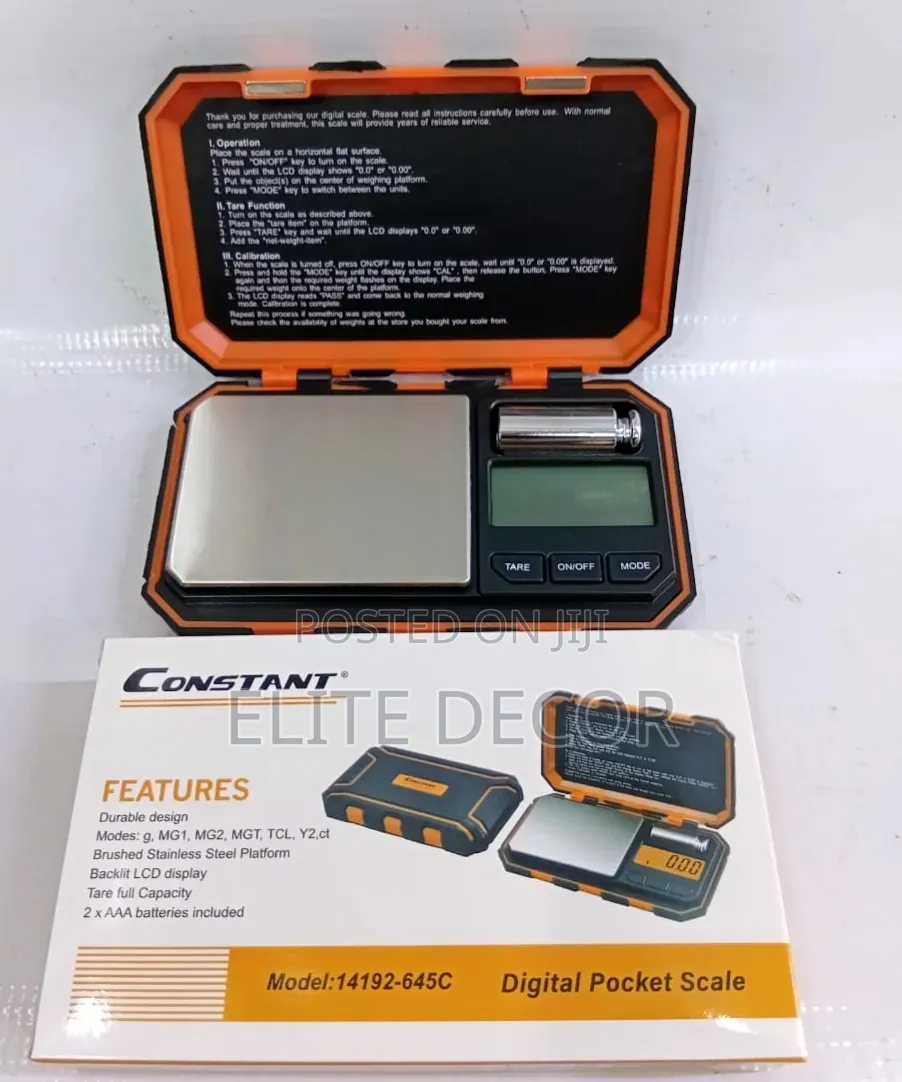 Constant Digital Pocket Scale 300g/0.01g – High Precision Electronic