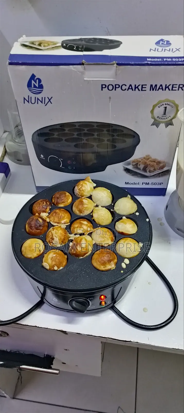 NUNIX Popcake Maker, Model PM-503P.