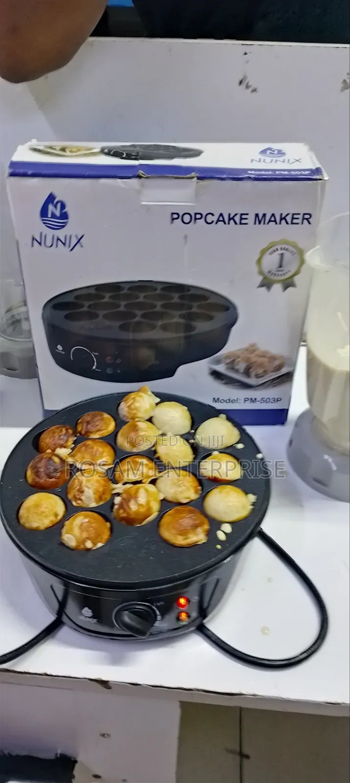 NUNIX Popcake Maker, Model PM-503P.