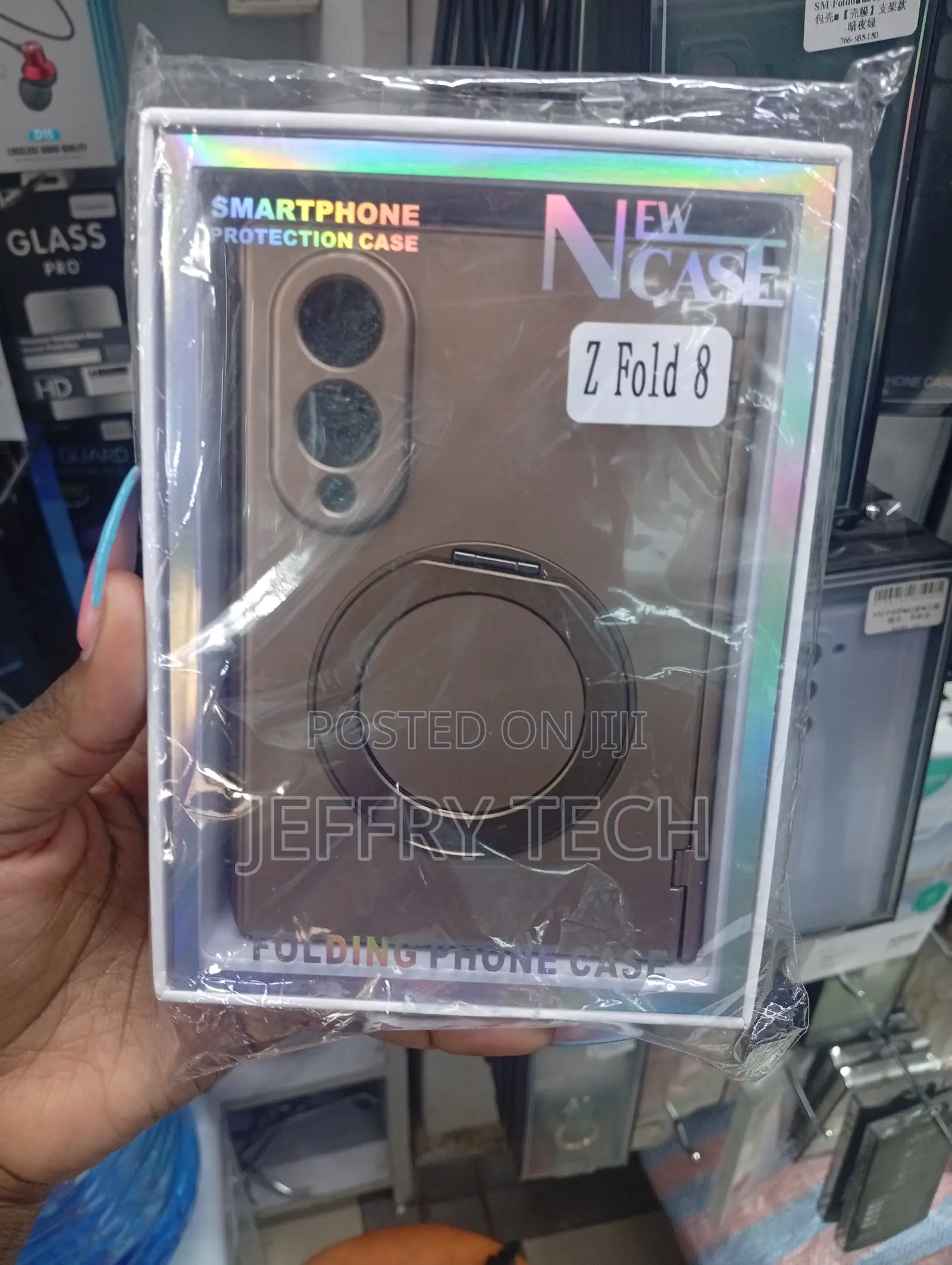 New Case Case for the Samsung Galaxy Z Fold 8 a Matte Magnetic Ring
