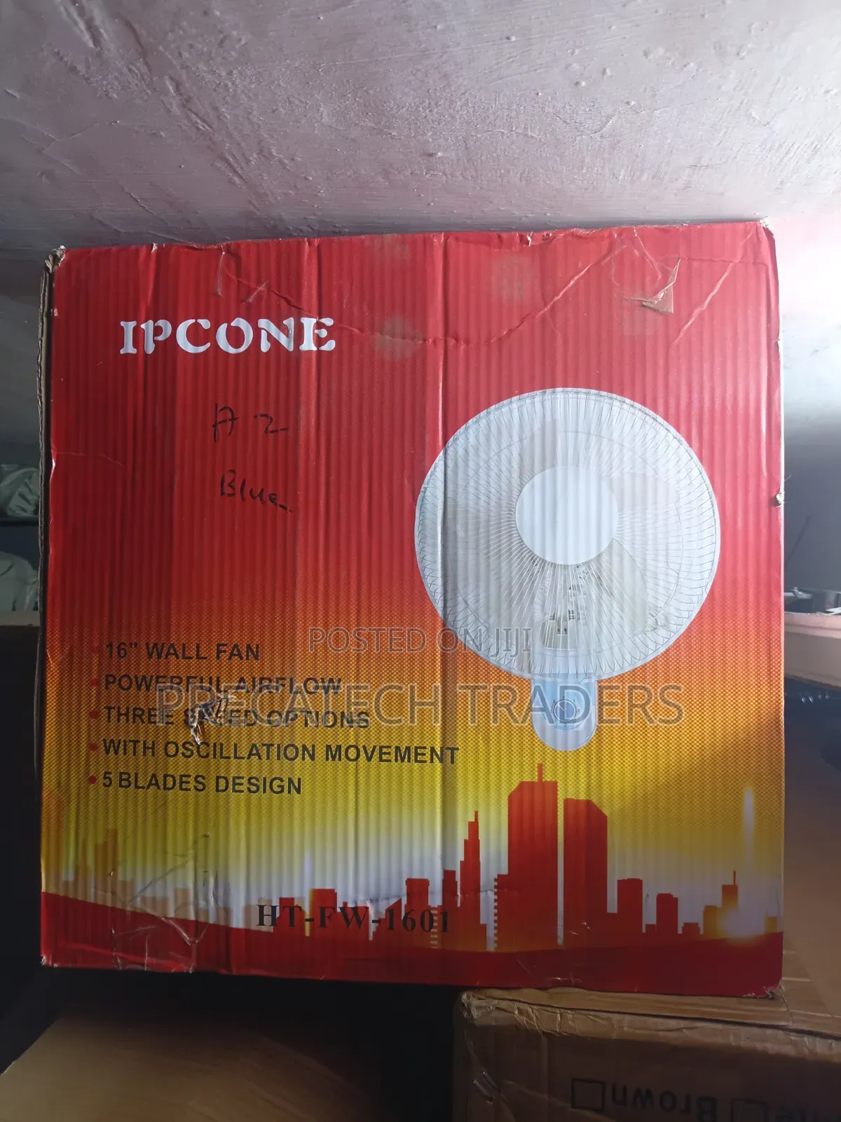 Powerful 16" Wall Fan With Oscillation – IPCONE HT-FW-1601