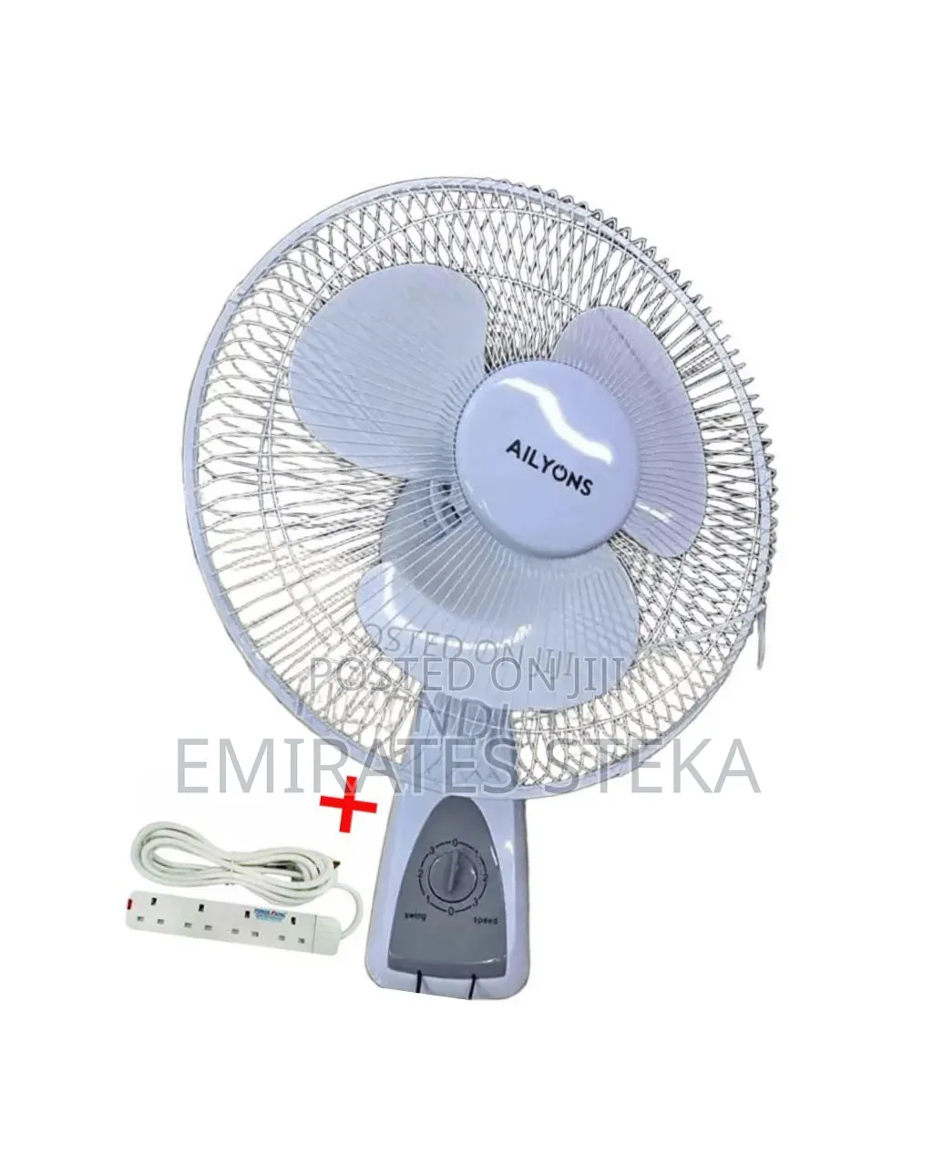 Ailyons 16 Wall Mounted Fan With Extension