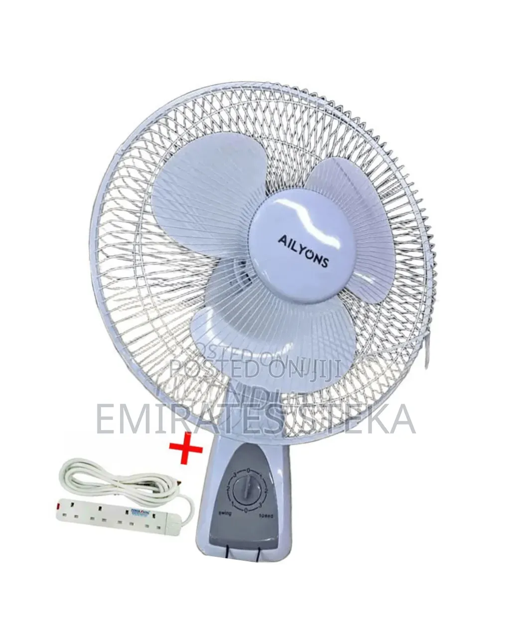 Ailyons 16 Wall Mounted Fan With Extension