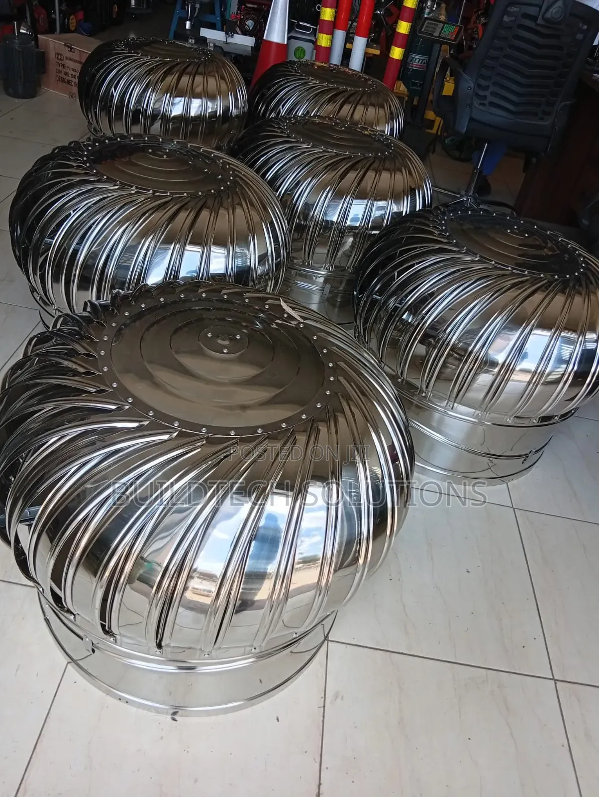 Industrial 600 Mm Roof Ventilator / Wind-Driven Cyclones