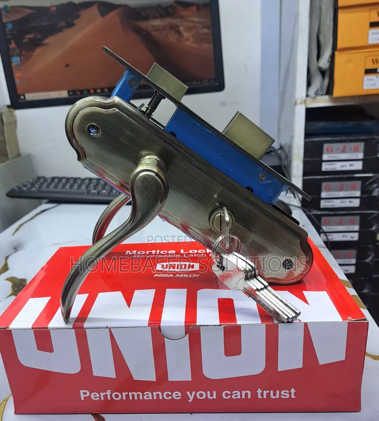 Original ASSA Abloy Medium Sized Steel Door Lock