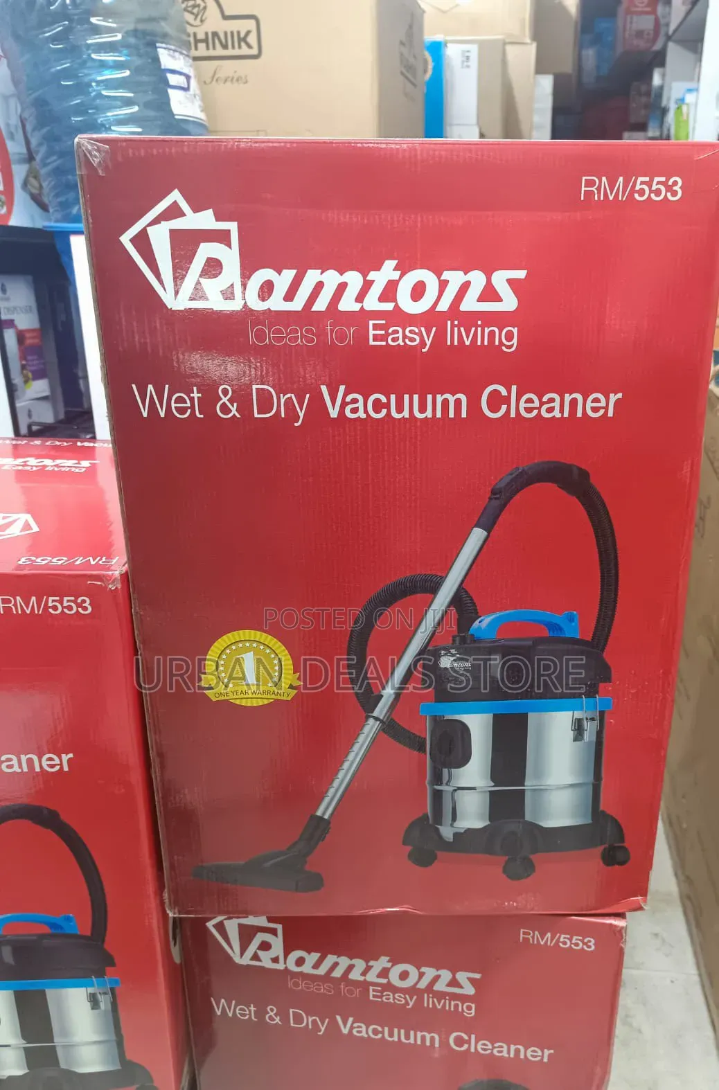 Ramtons Wet & Dry Vacuum Cleaner – Rm/553