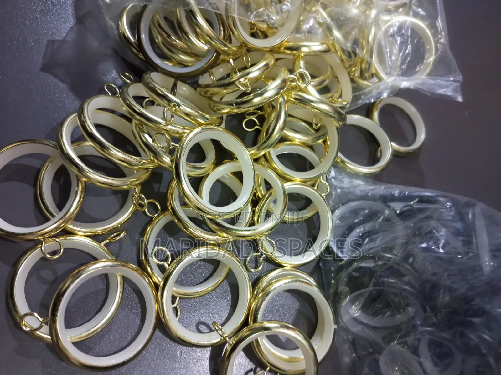 *Heavy Duty Big Size Silent Curtain Ring With Hook*