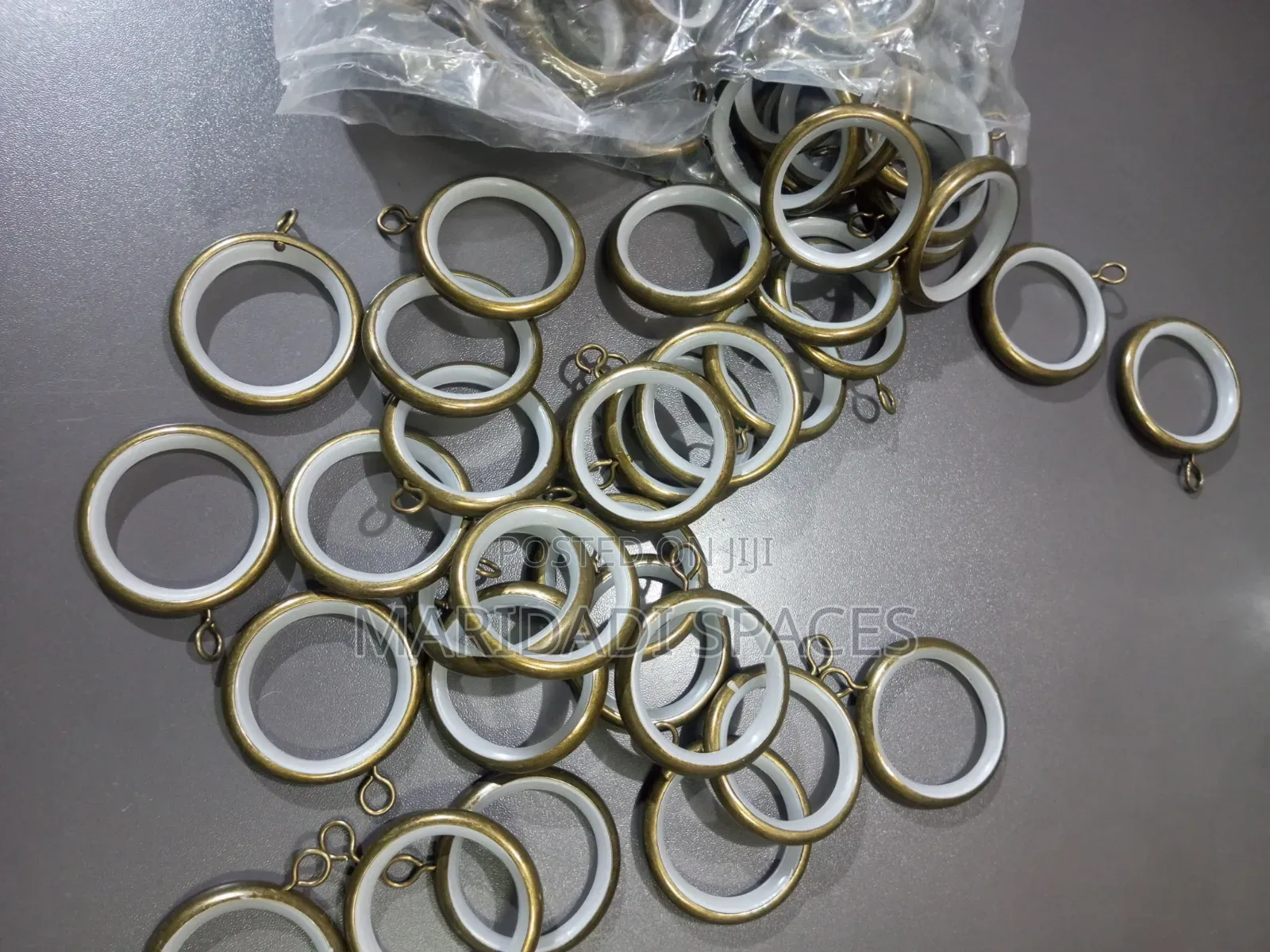*Heavy Duty Big Size Silent Curtain Ring With Hook*