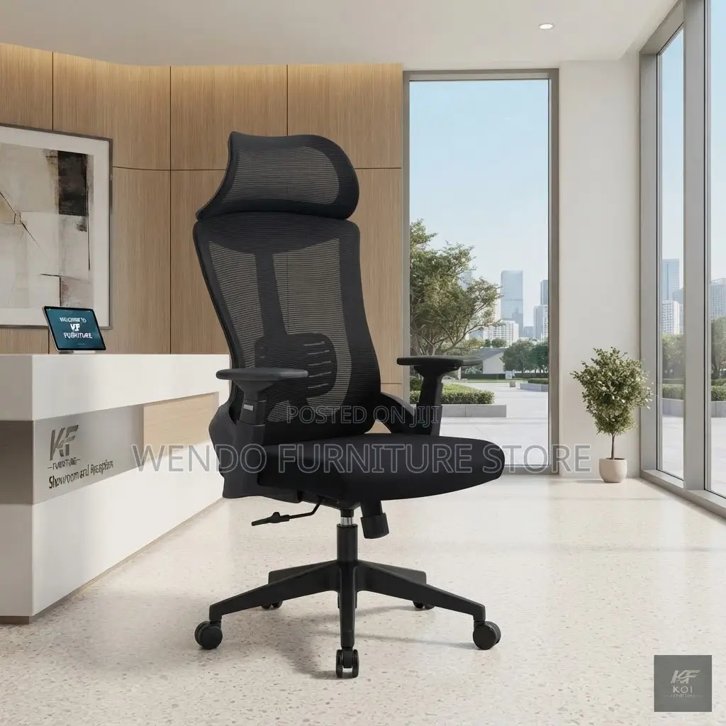 Office Chairs; Headrest Long Backrest Ergonomic Swivel Office Seats