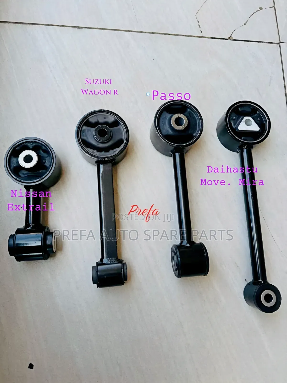 Torque Rods Mounting Daihastu Mira and Suzuki Wagon R
