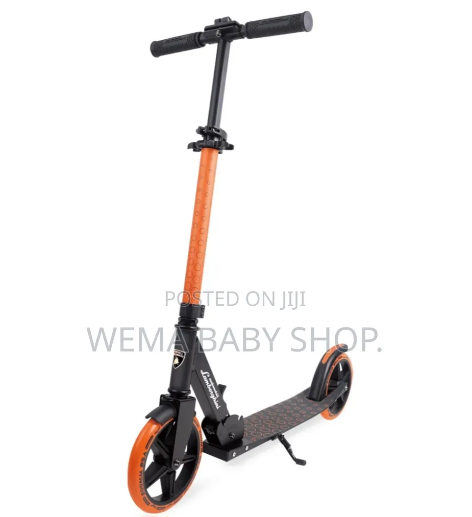Lamborghini Big Wheel Kick 'N' Roll Foldable Kids Kick Scooter