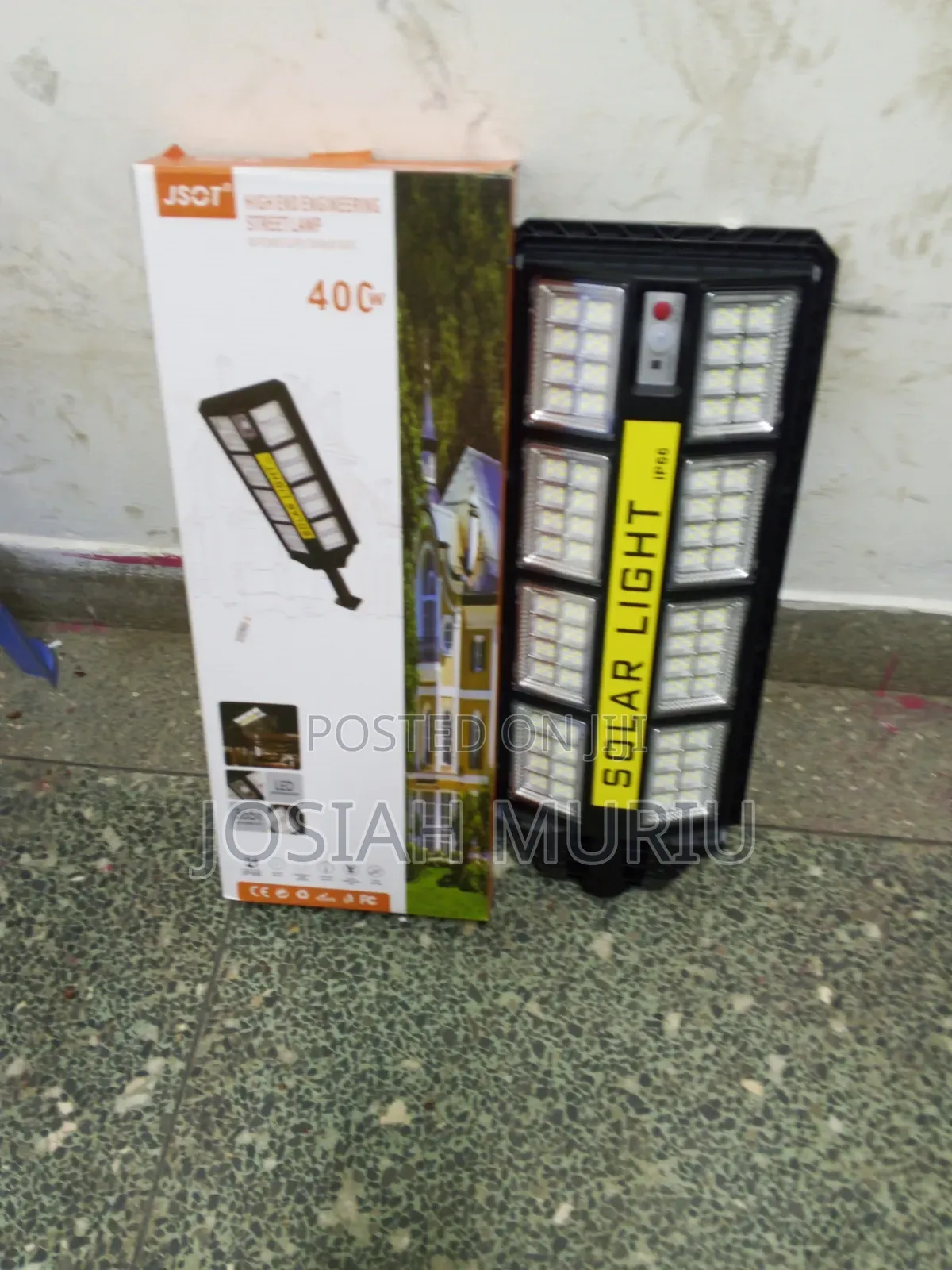 400W Solar LED Street Light – Outdoor Security & Road Lighting