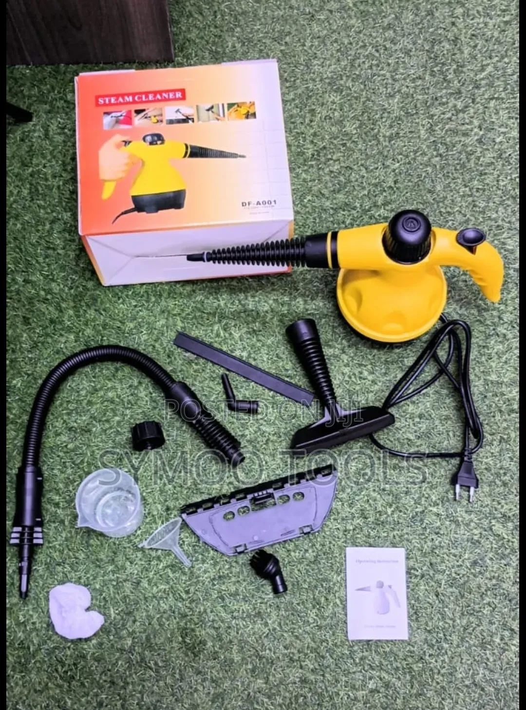 Multipurpose Handheld Pressurized Steam Cleaner Kit