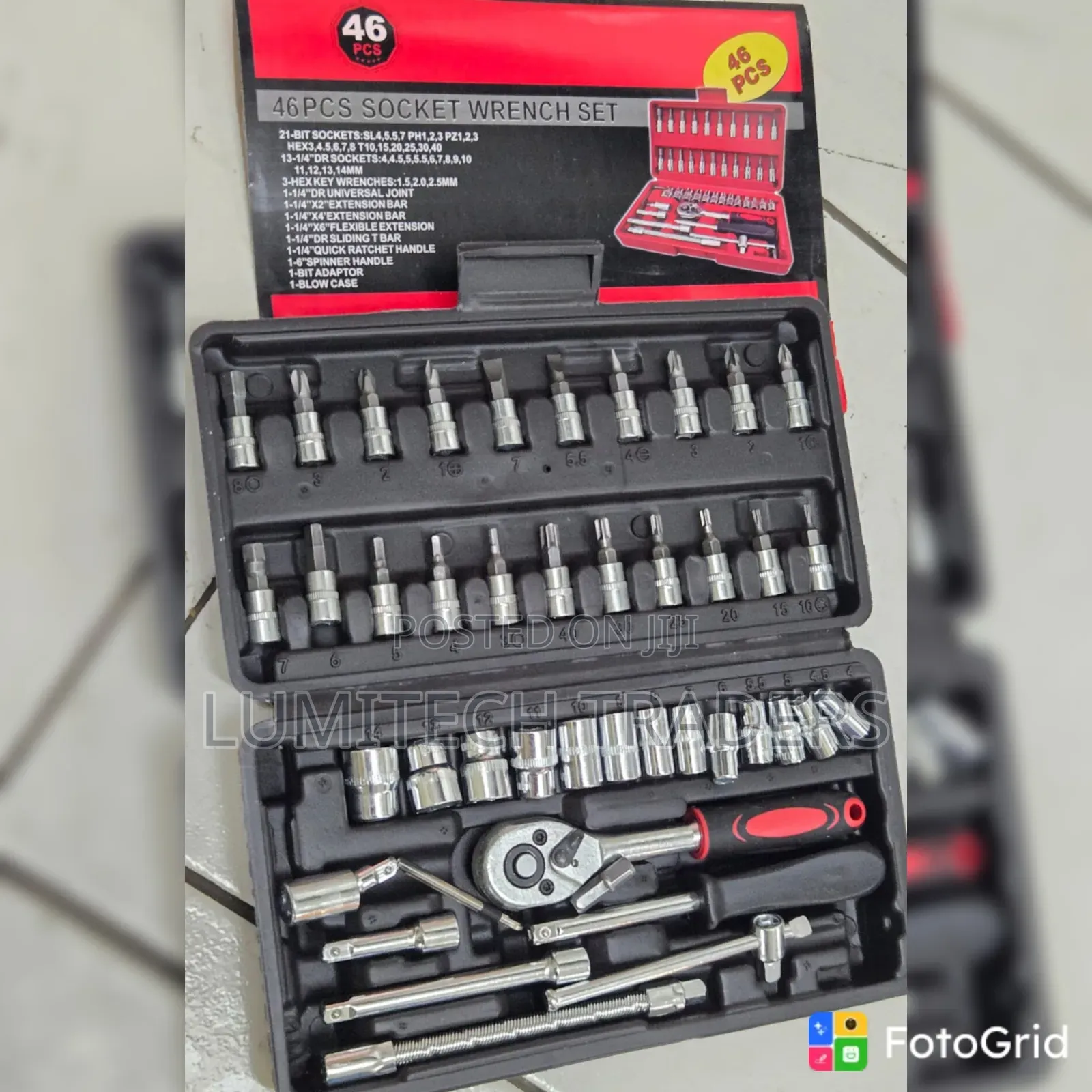 46pcs Socket  Wrench  Set