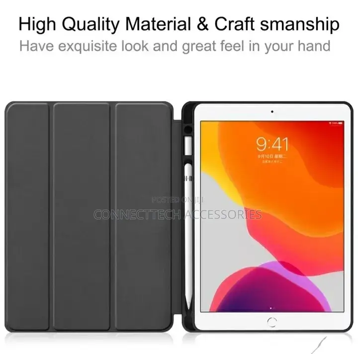 Mutural Case For New iPad 10.2 2019 7th Generation With Pencil Holder