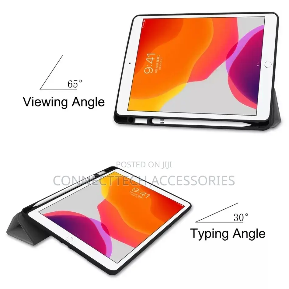 Mutural Case For New iPad 10.2 2019 7th Generation With Pencil Holder