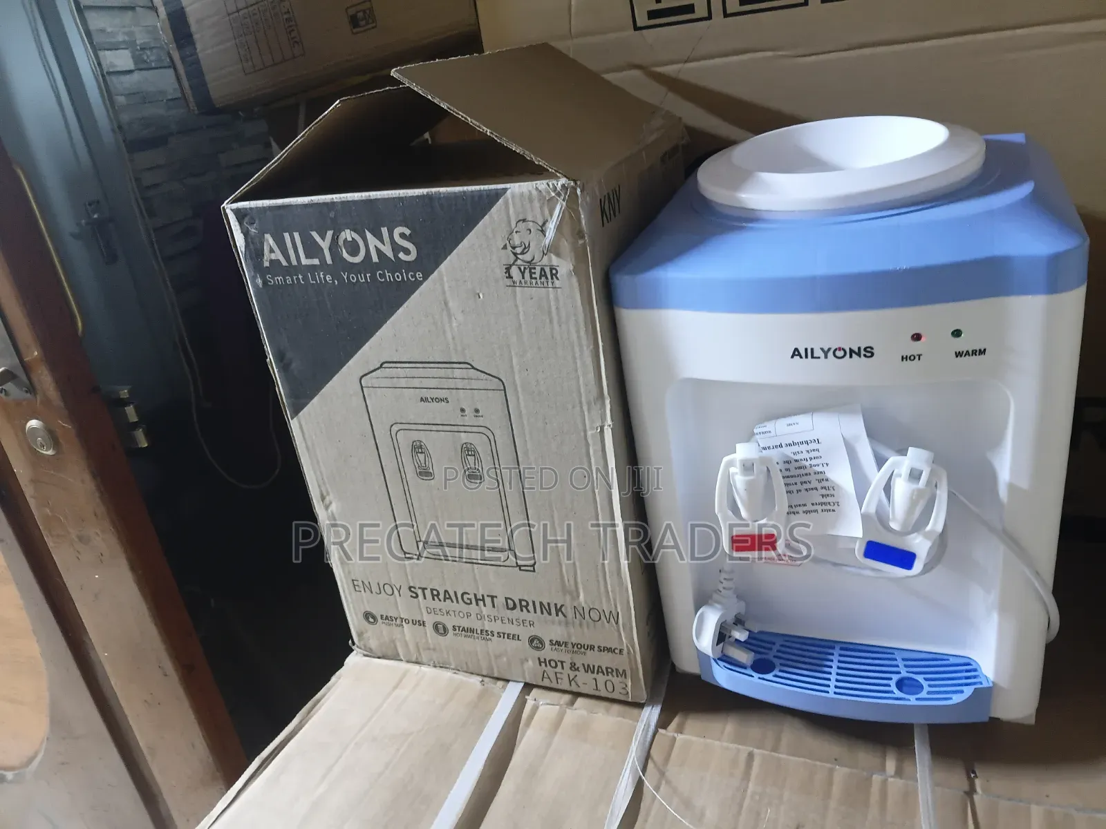 Ailyons Compact Water Dispenser – Hot & Normal Water