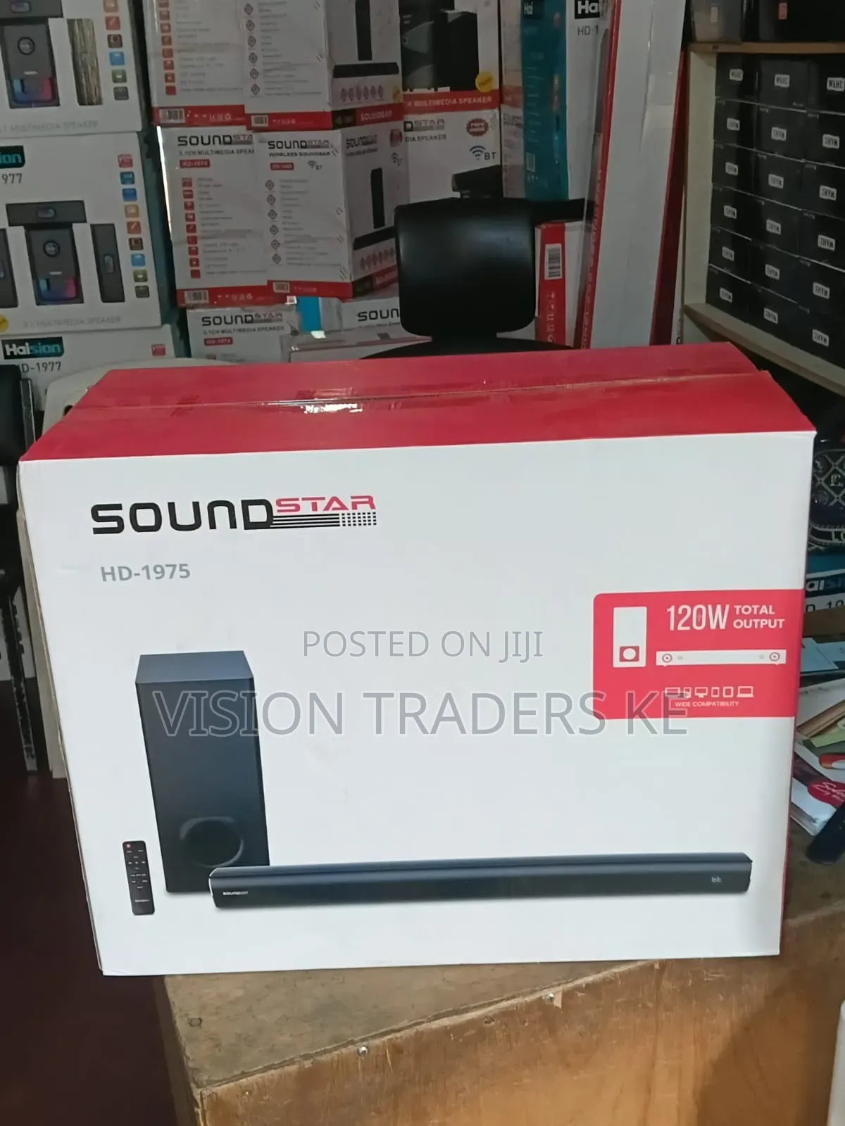 Soundstar HD-1975 2.1Ch Wireless Soundbar System 120W