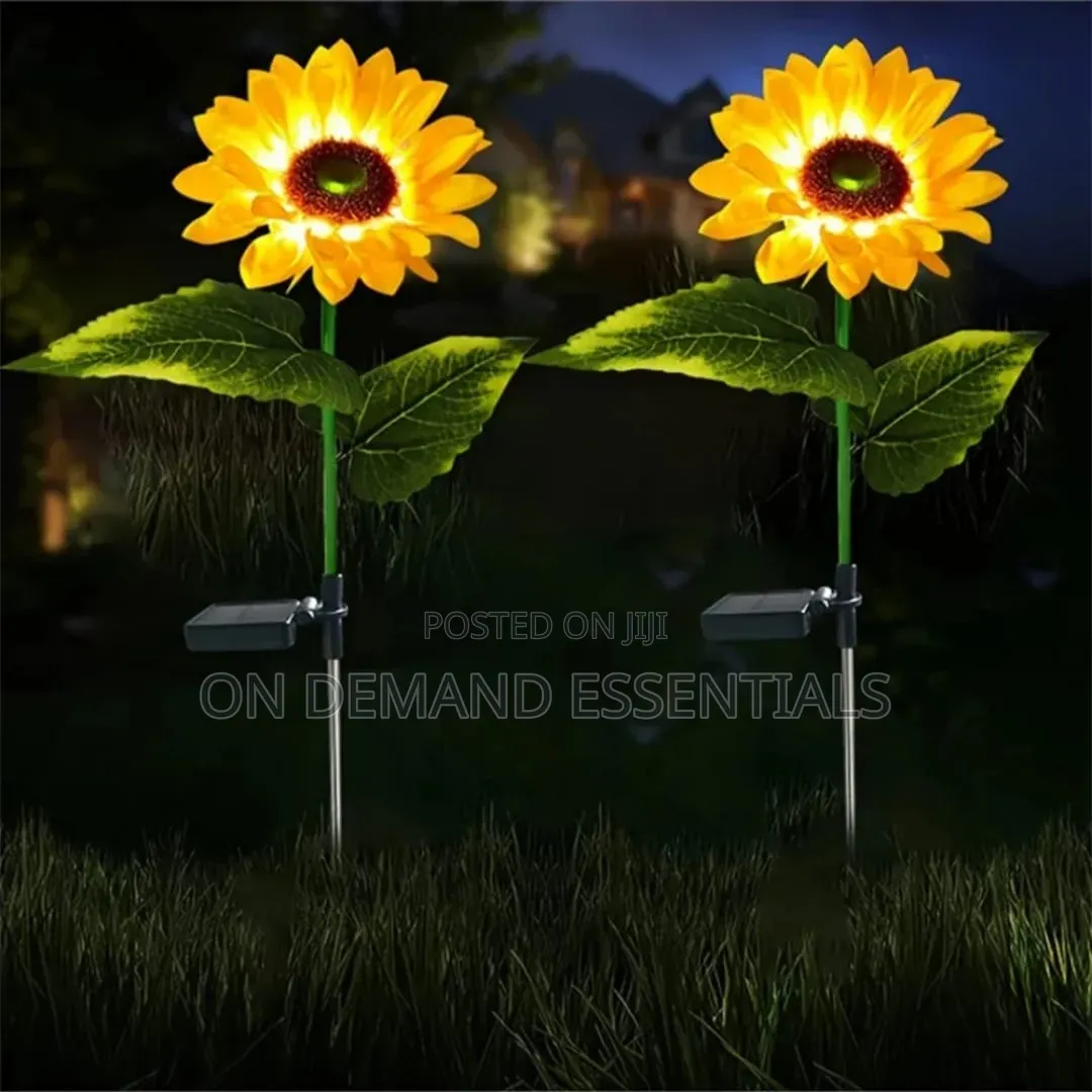 2 Pack Sunflower Solar Powered Lights