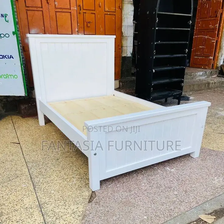5x6 Classic Firm White Bed Frame: Pay on Delivery