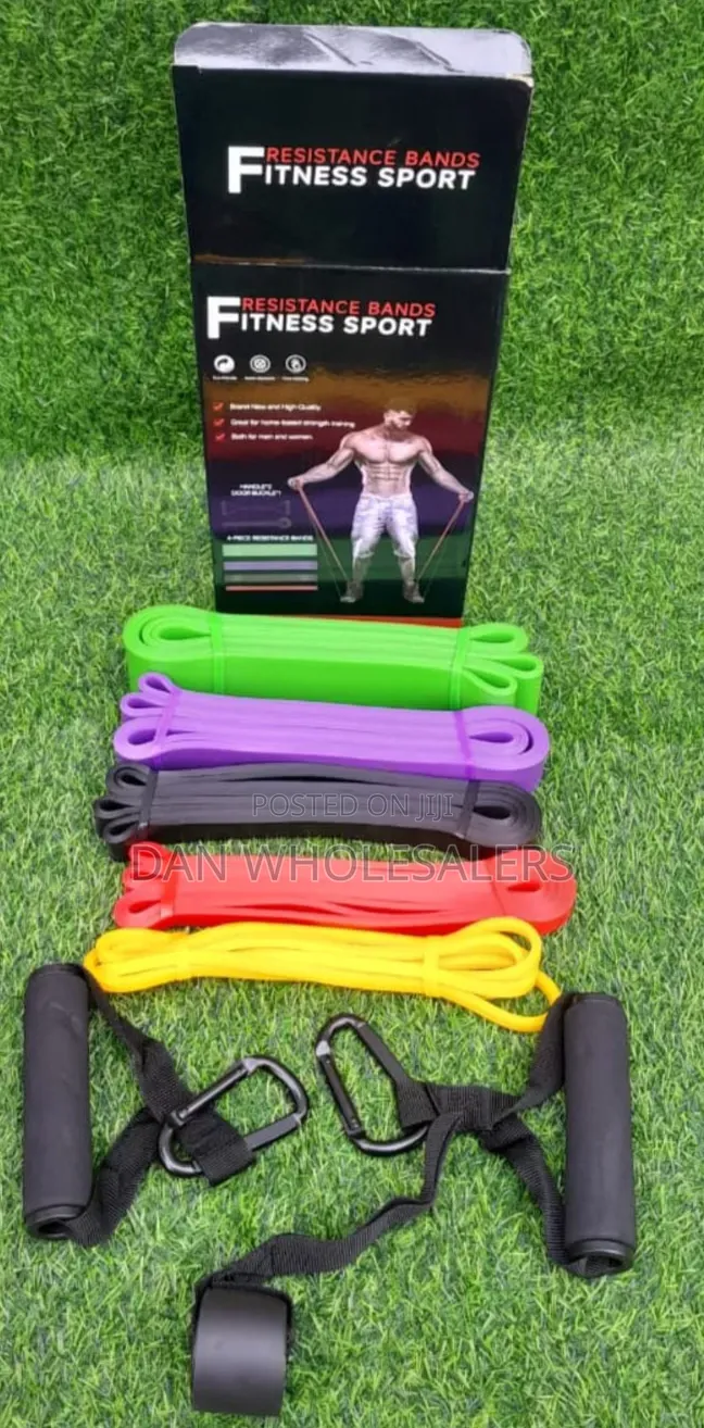 5 in One Resistance Bands With Handle and Adoor Anchor