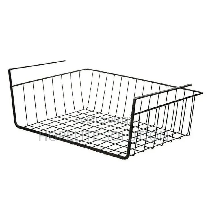 Metallic Under the Shelf Mesh Rack Cabinet Organizer