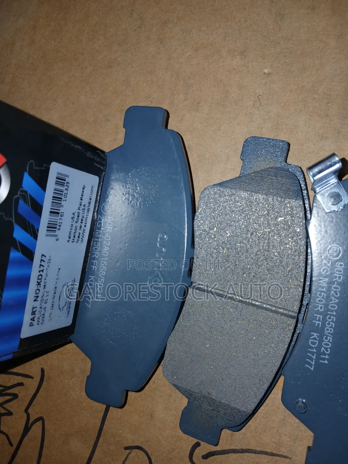 Kd1777 – Honda Civic / Fit / City / Insight – Front Brake Pads.