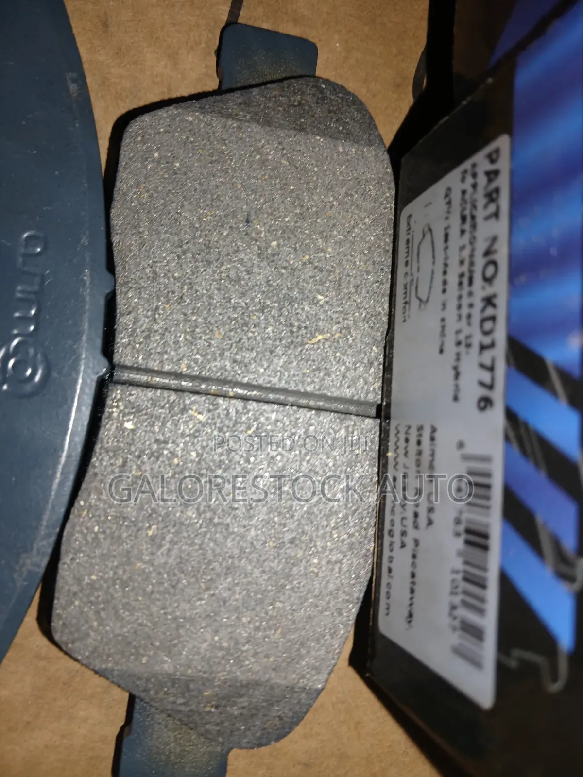 Kd1776 – Honda Airwave / Fit / Freed / Civic – Front Brake Pads.