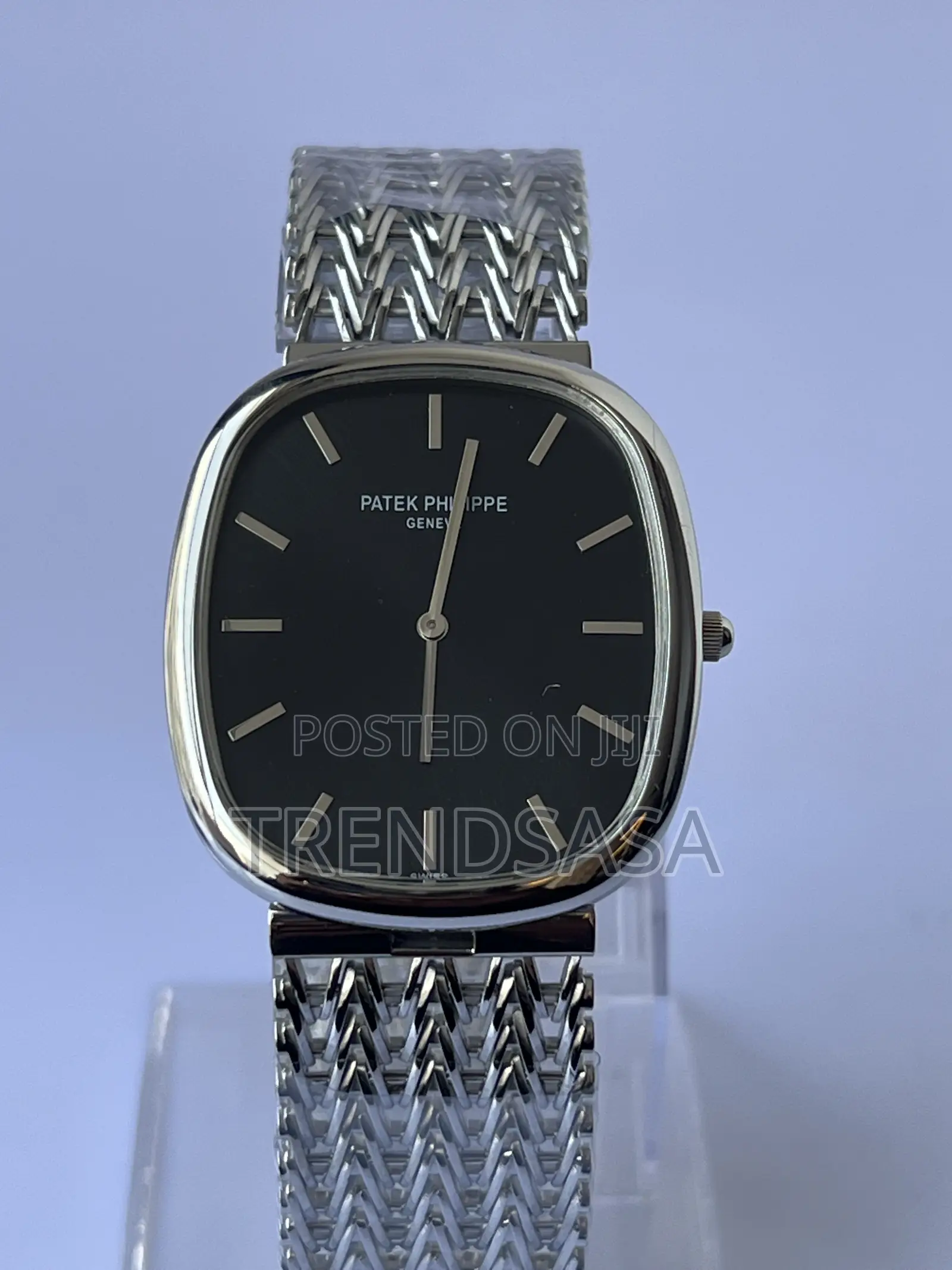 Patek Philippe Ellipse Silver Mesh Dress Watch