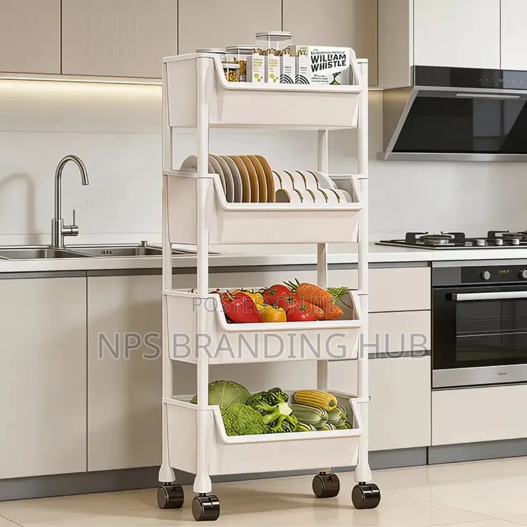 4-Layer Trolley Storage Rack (Nm
