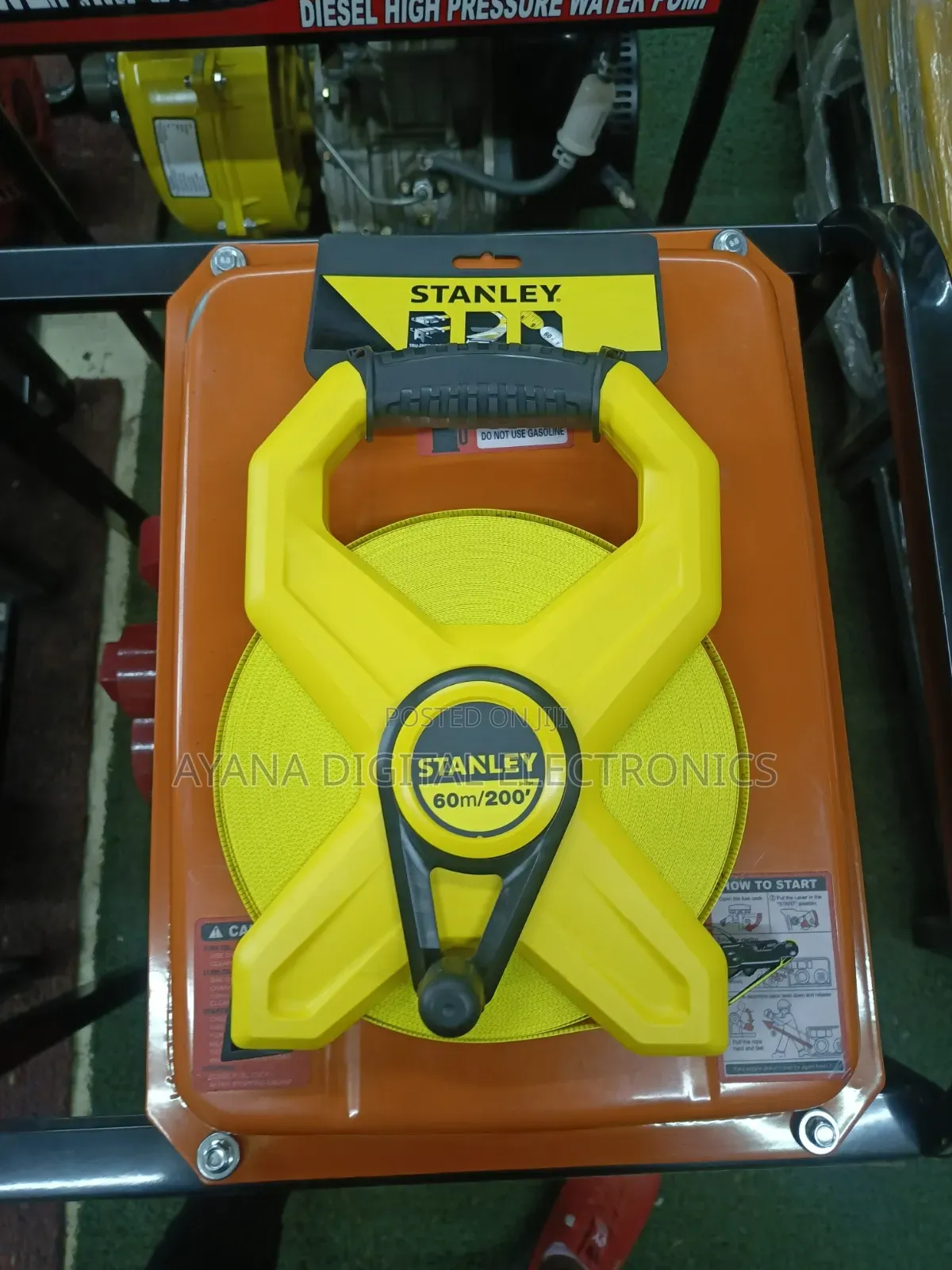 Stanley Fibreglass 60mtrs Measuring Tape