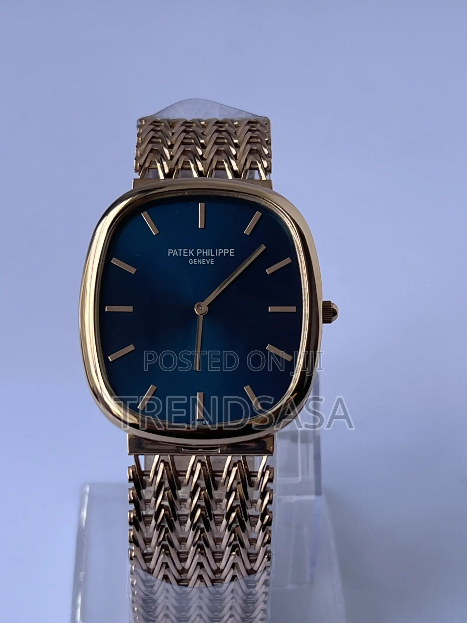 Patek Philippe Rose Gold Ellipse Men Mesh Watch