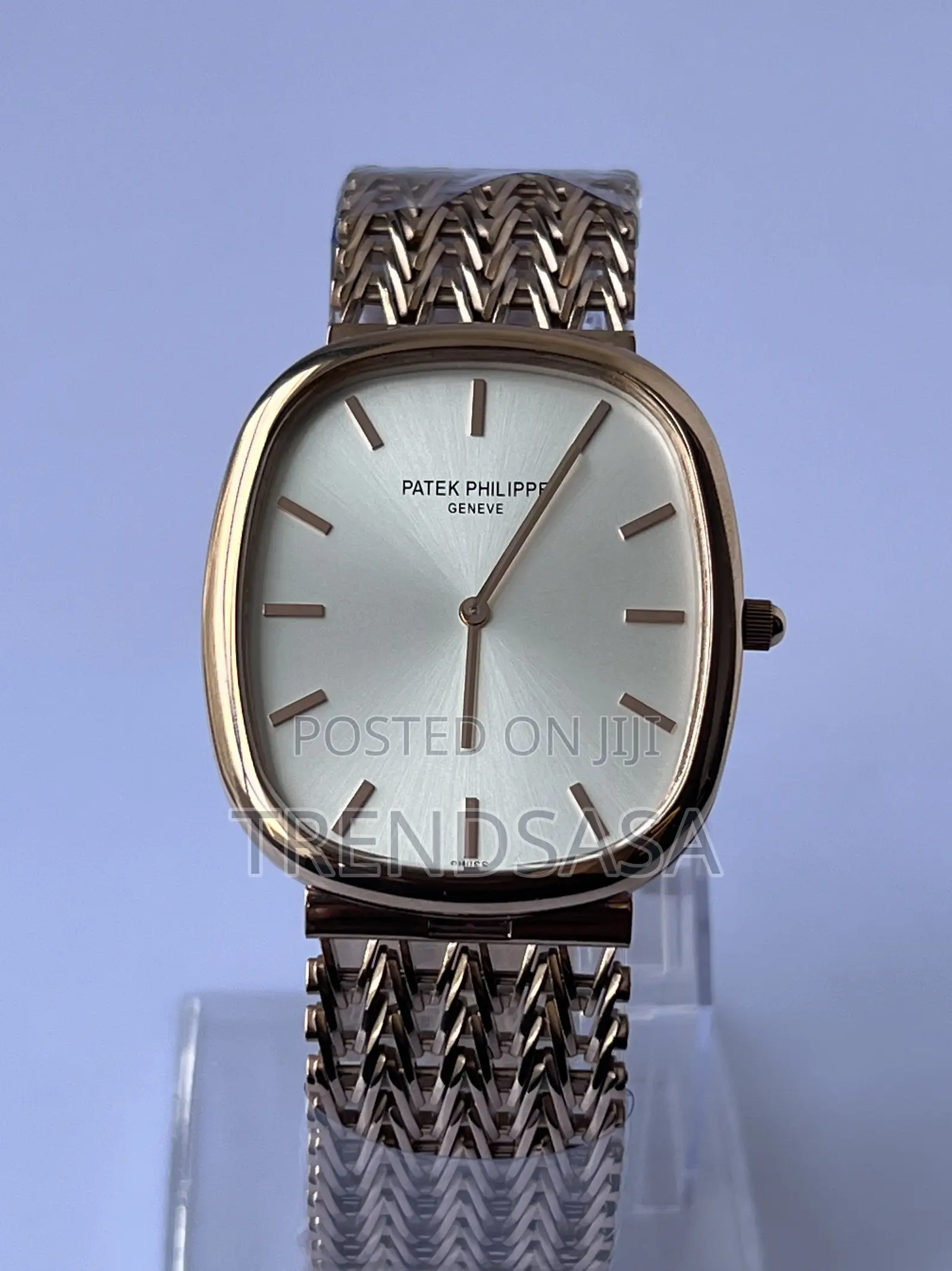 Patek Philippe Rose Gold Ellipse Men Mesh Watch