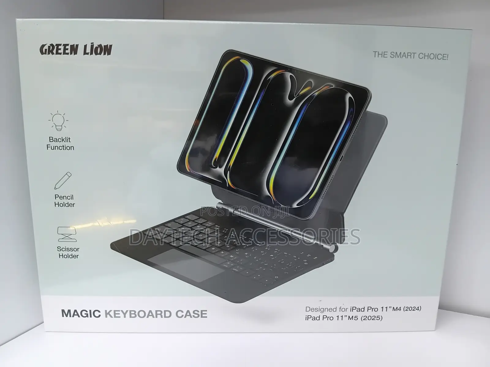 Green Lion Magic Keyboard Case for iPad Air 11 Keyboard With Trackpad.