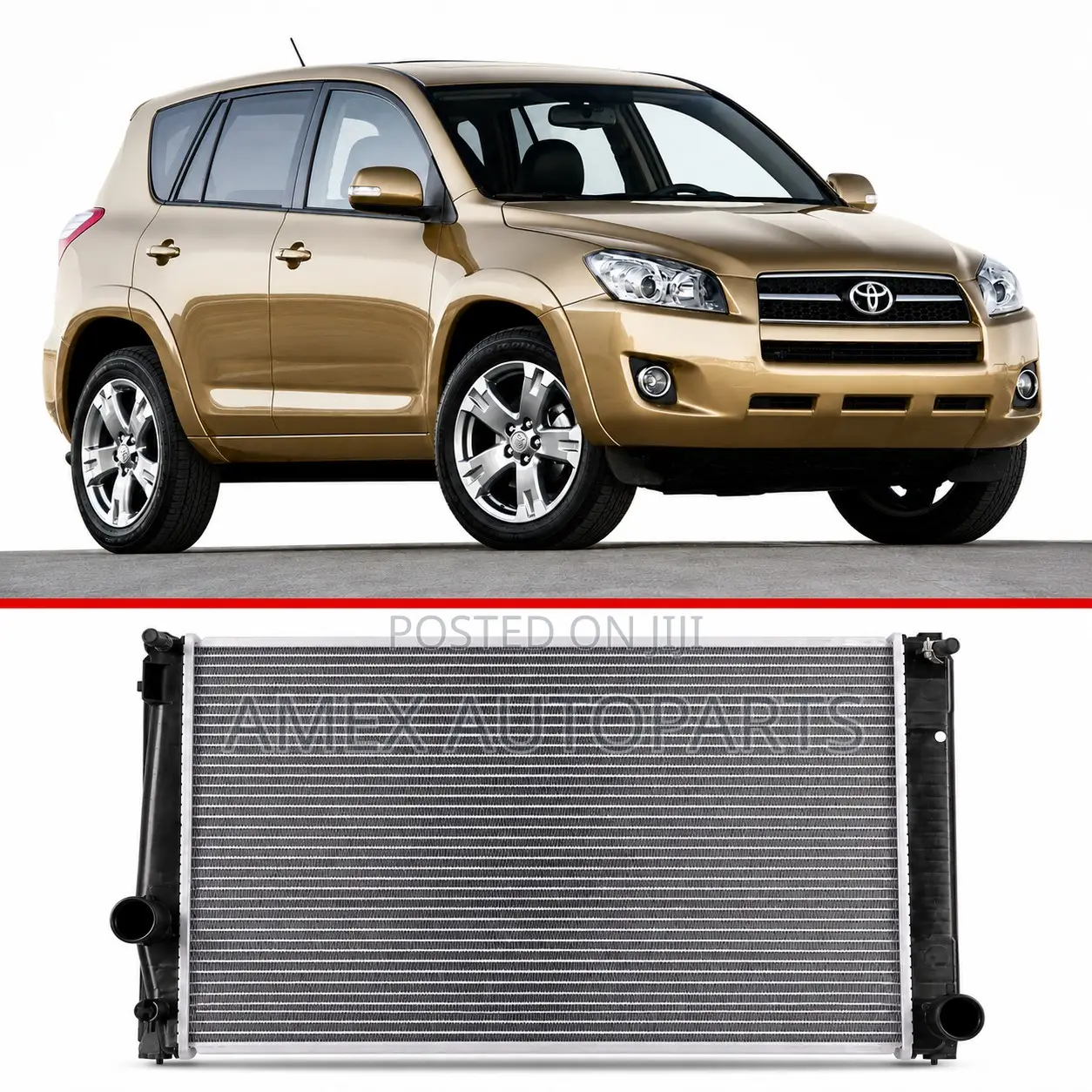 Radiator Toyota RAV4 ACA30 Vanguard Alphard ANH20 Pa22Mt