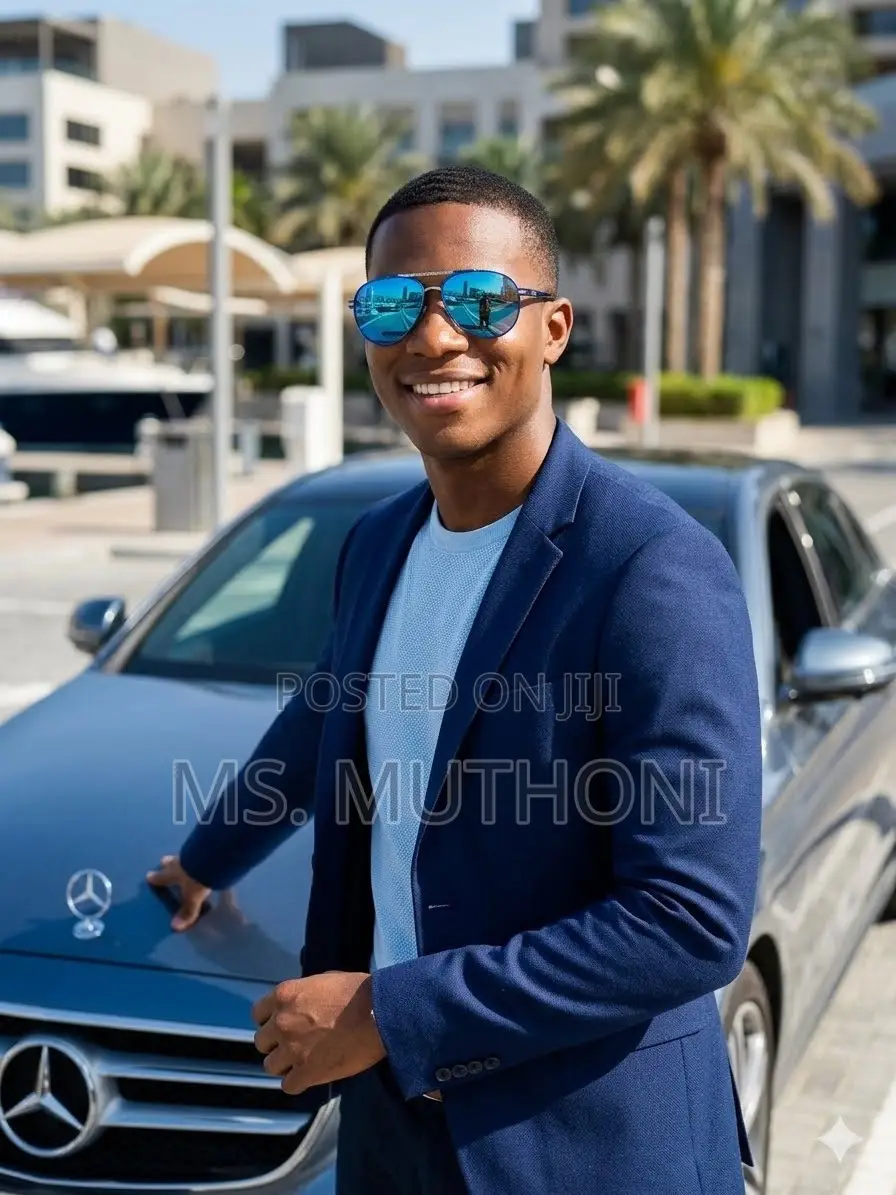 Mercedes-Benz Style Aviator Polarized Sunglasses: