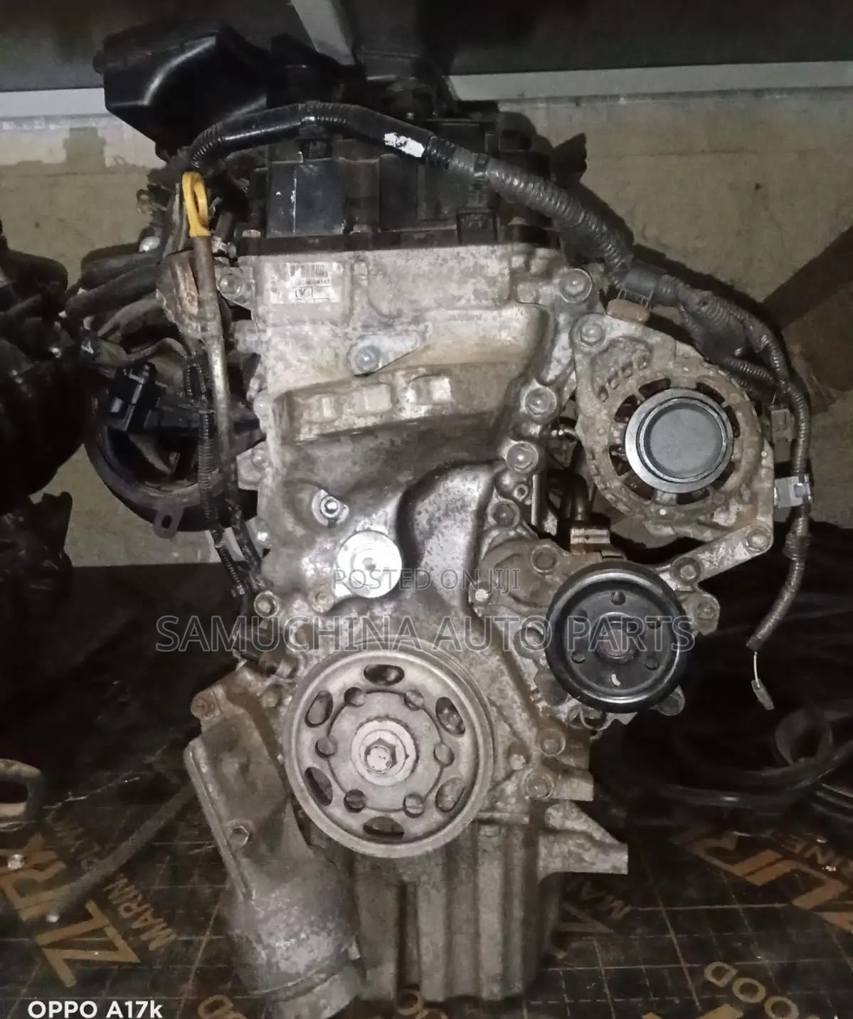 Complete Engine 1kr Toyota Passo ( Shimo Moja Kwa Exhaust, 3 Pistons)