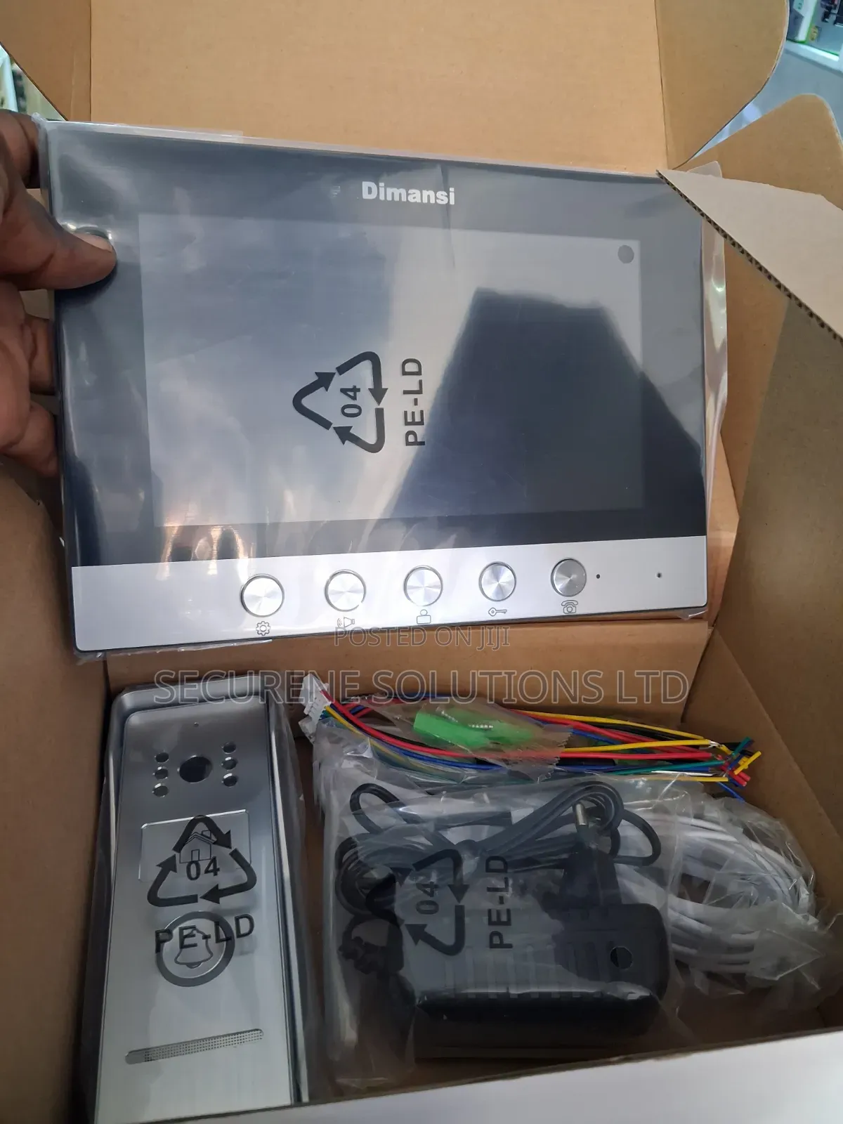 7-Inch TFT-LCD Video Door Phone Intercom System Kit