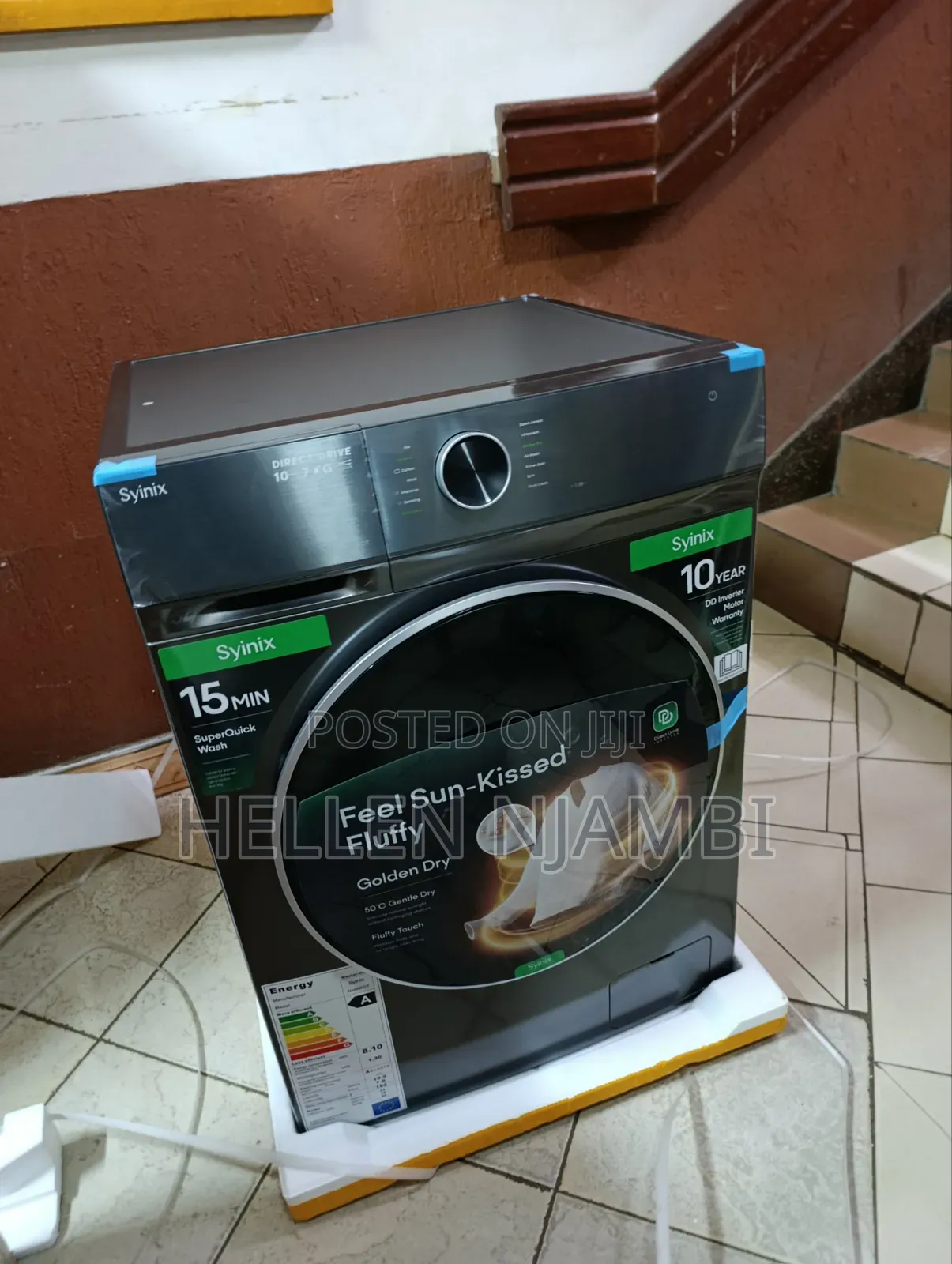 Syinix Wash and Dry 10/7kgs Full Automatic Washing Machine