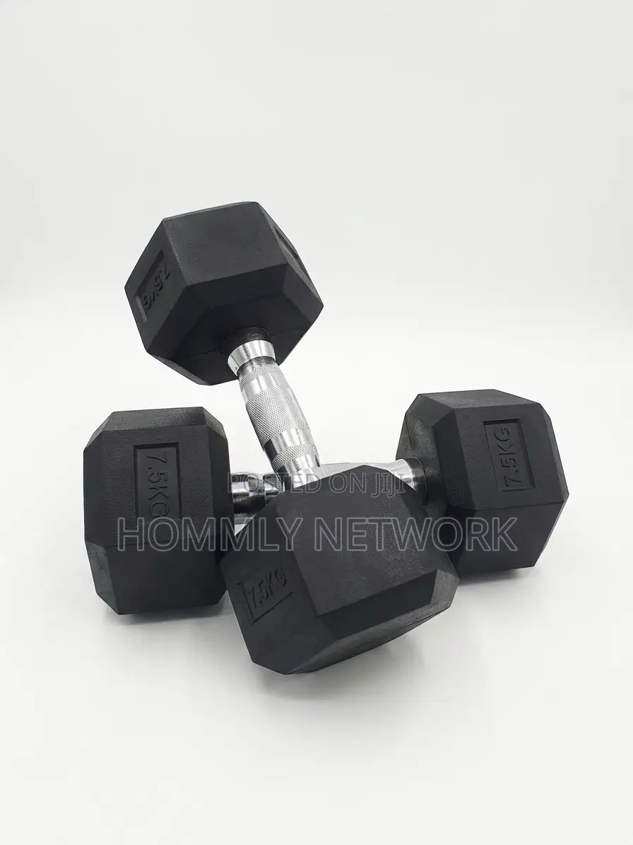 7.5kg Hexagonal Dumbbells Pair