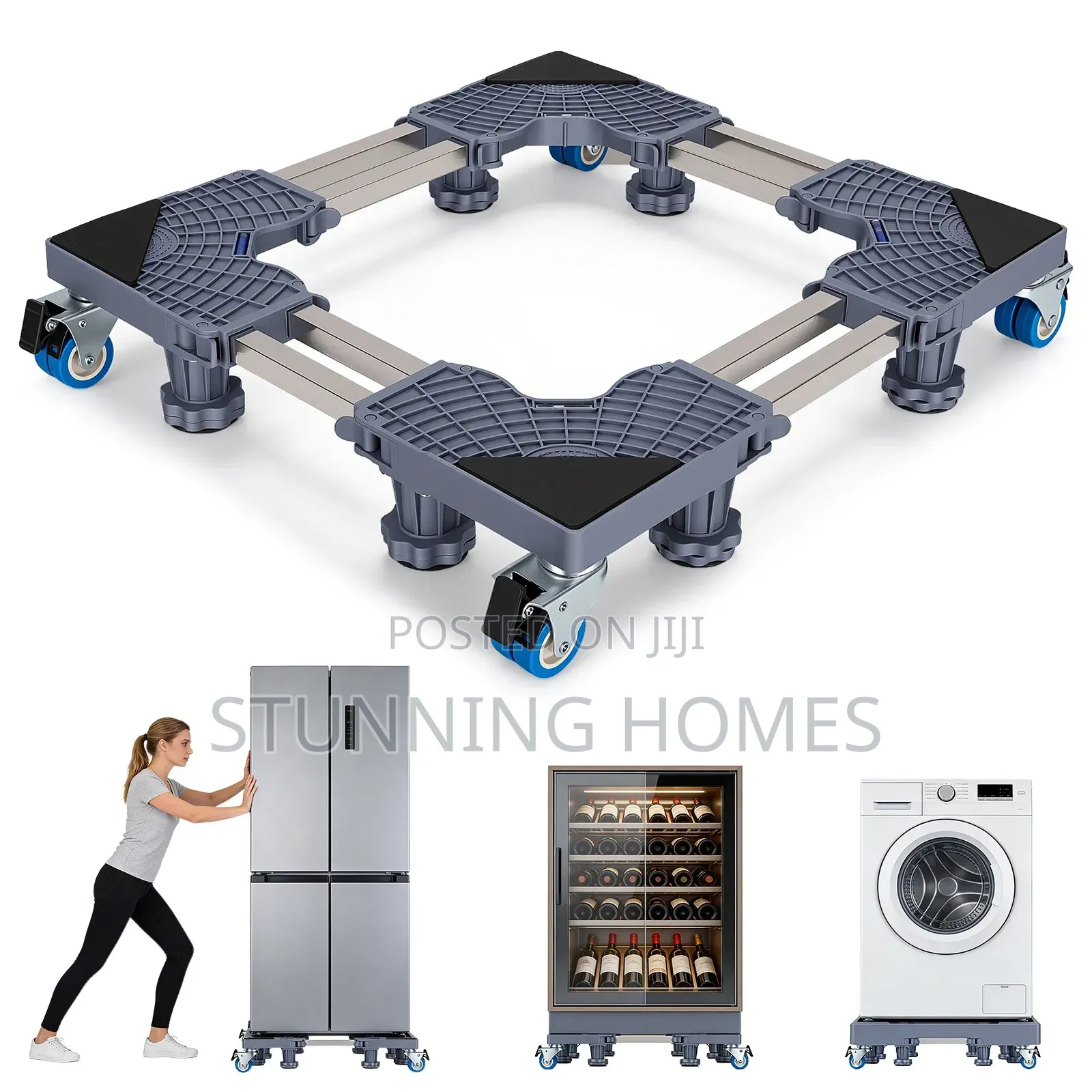 Expandable Fridge/ Washing Machine Stand With Wheels