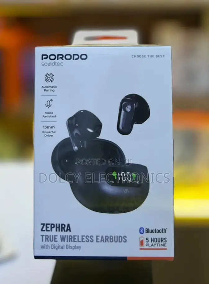 PORODO Soundtec ZEPHRA True Wireless EarBuds