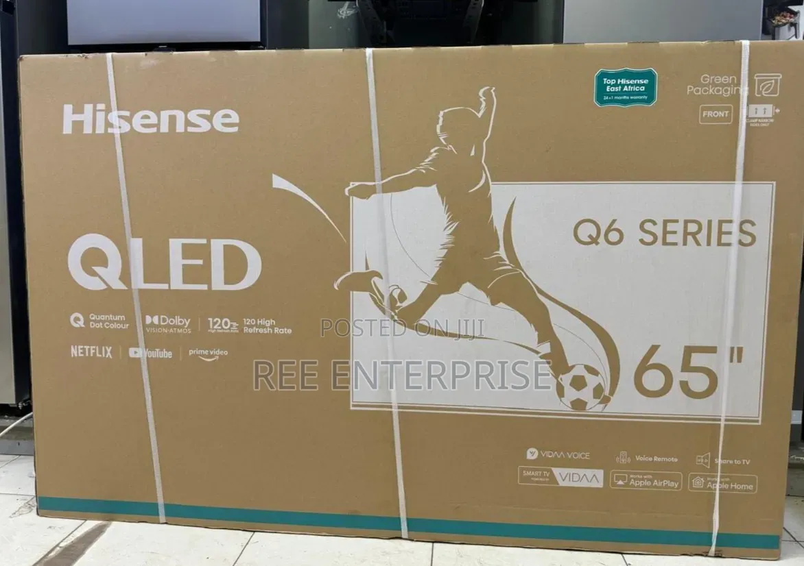 RESTOCKED HISENSE  65QLED Q6 Smart TV Now Available